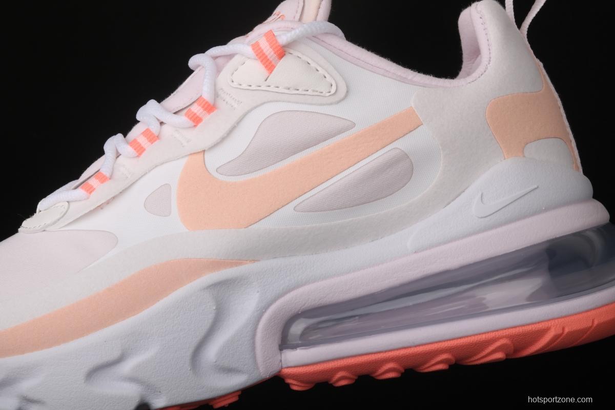 NIKE Air Max 270React new high-frequency mesh hollowing out function half-palm air cushion running shoes CJ0619-103