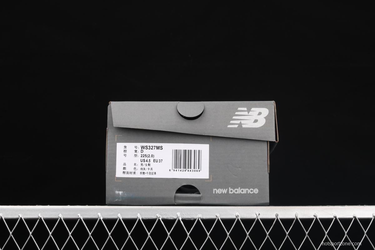 New Balance MS327 series leather retro leisure sports jogging shoes WS327MS