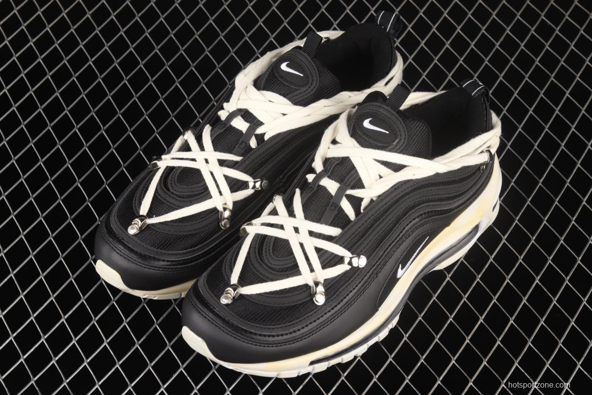NIKE Air Max 97 pentagram shoes customized to make old bullet air cushion running shoes 921826-001
