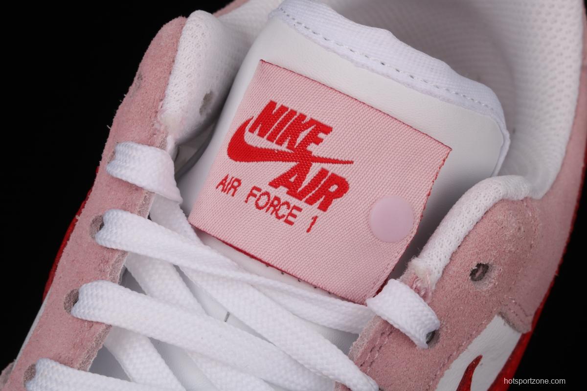 NIKE Air Force 11607 QS Pink Valentine's Day PEACEMINUSONE same style DD3384-600