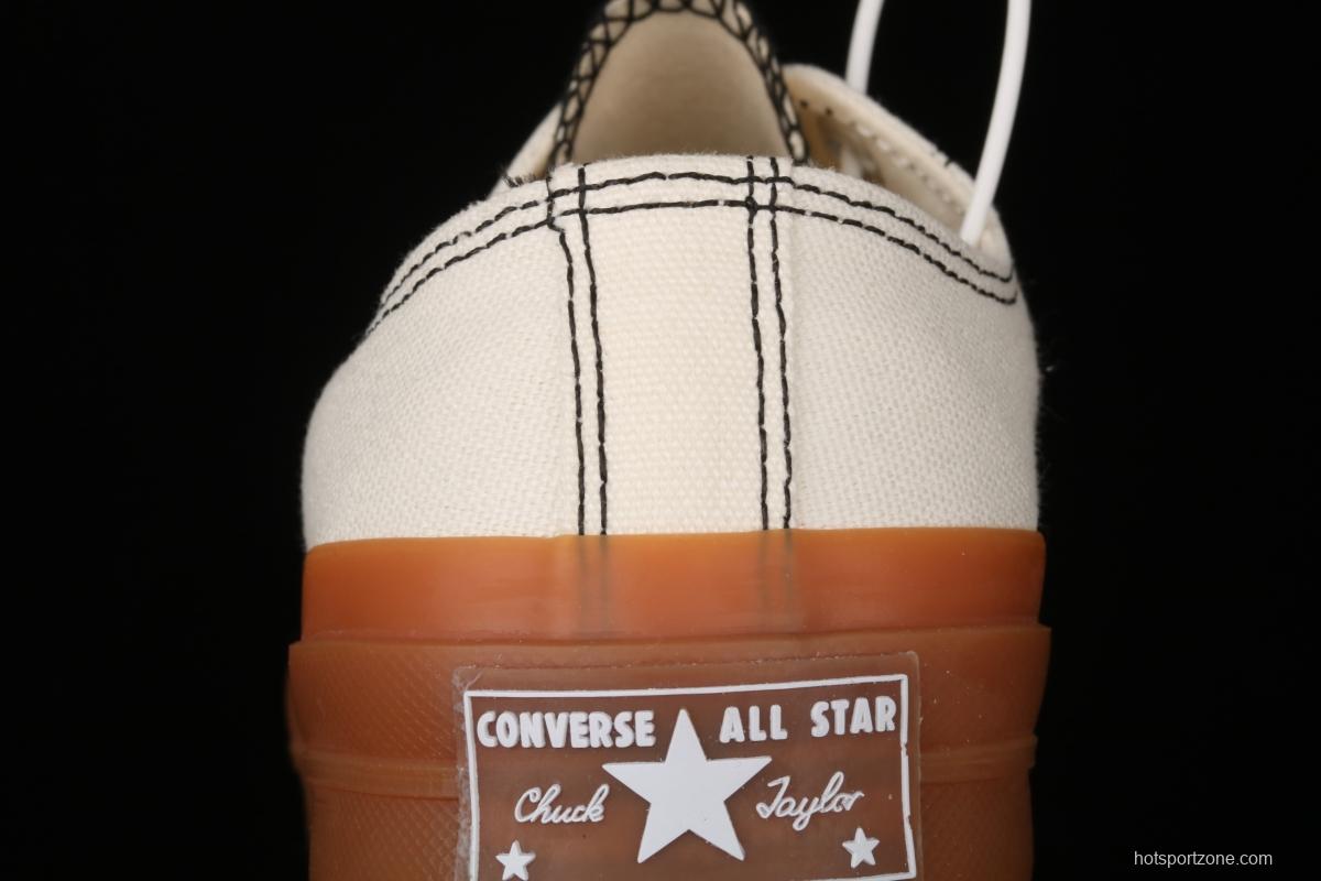 Converse All Star 70 Ouyang Nana same style raw rubber caramel milk tea low top casual board shoes 155402C