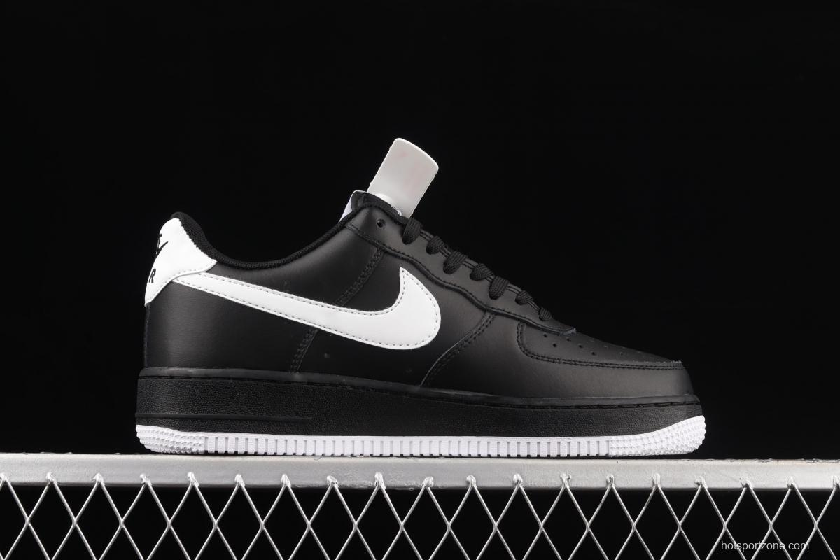 NIKE Air Force 1x 07 Low all black and white hook low top casual board shoes DC2911-002