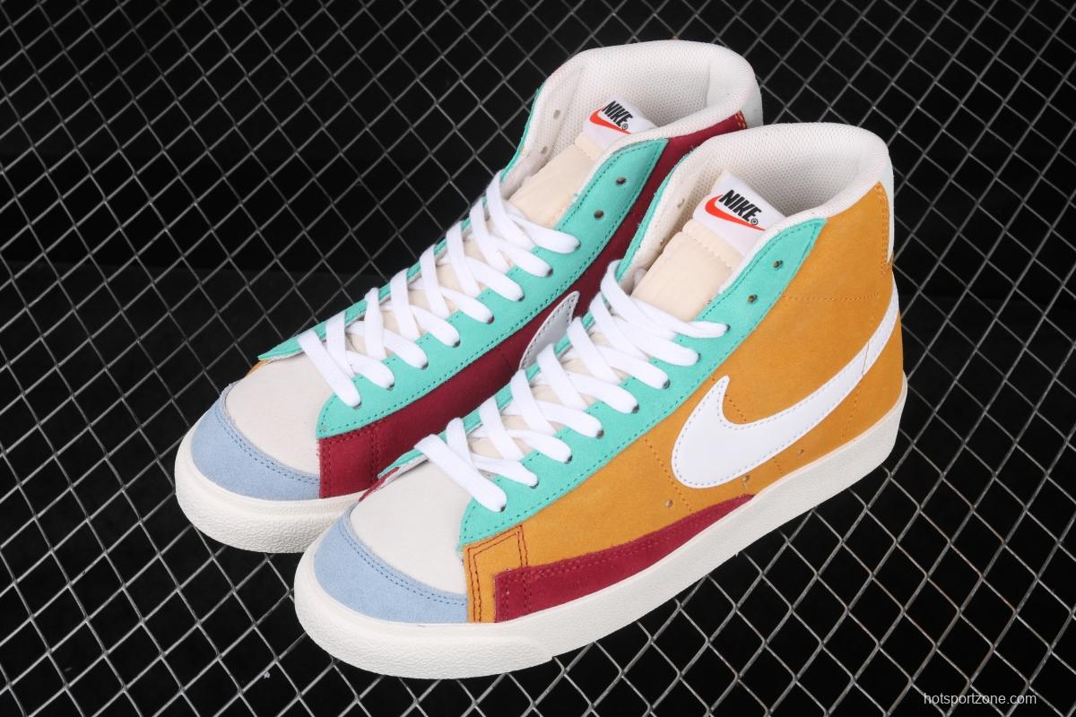 NIKE Blazer Mid'77 Vntg WE Suede Trail Blazers Classic High Band Leisure Sports Board shoes CI1167-600