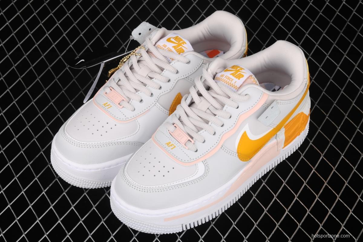 NIKE Air Force 1 ShAdidasow light weight heightened low-top 100-board shoes CQ9503-001