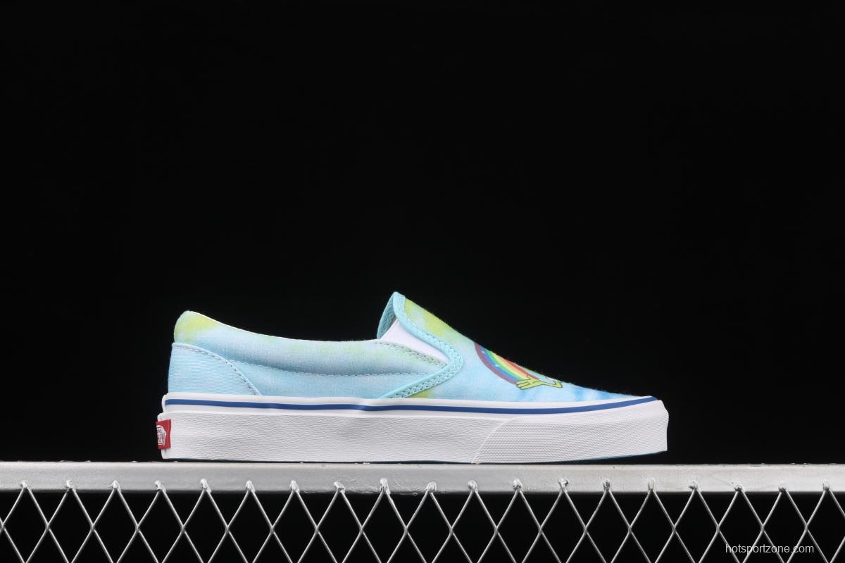 SpongeBob x Vans Classic Slip-On 2021 summer yen limited edition low-top casual board shoes VN0A5KS96SVR