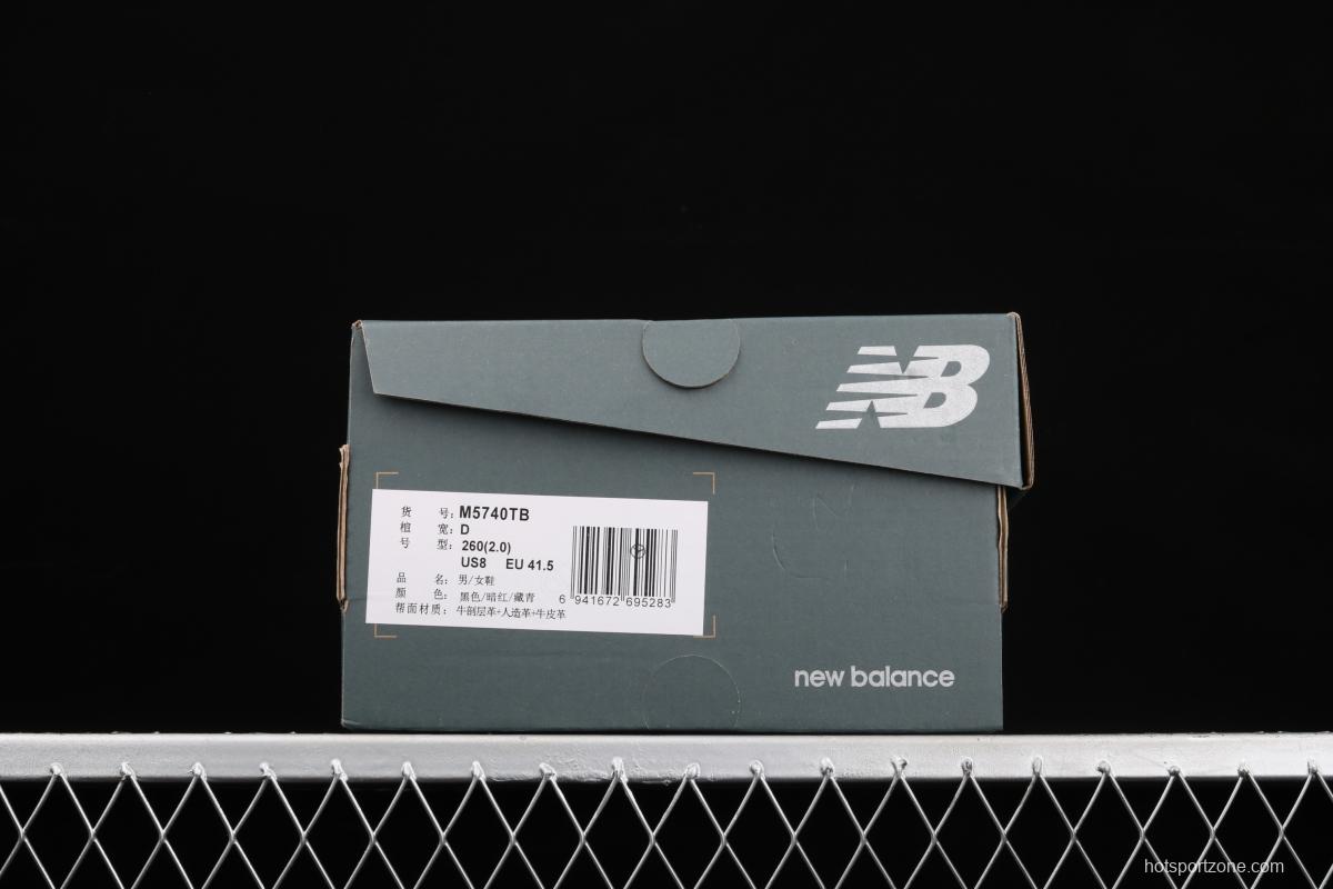 New Balance NB5740 series retro leisure jogging shoes M5740TB