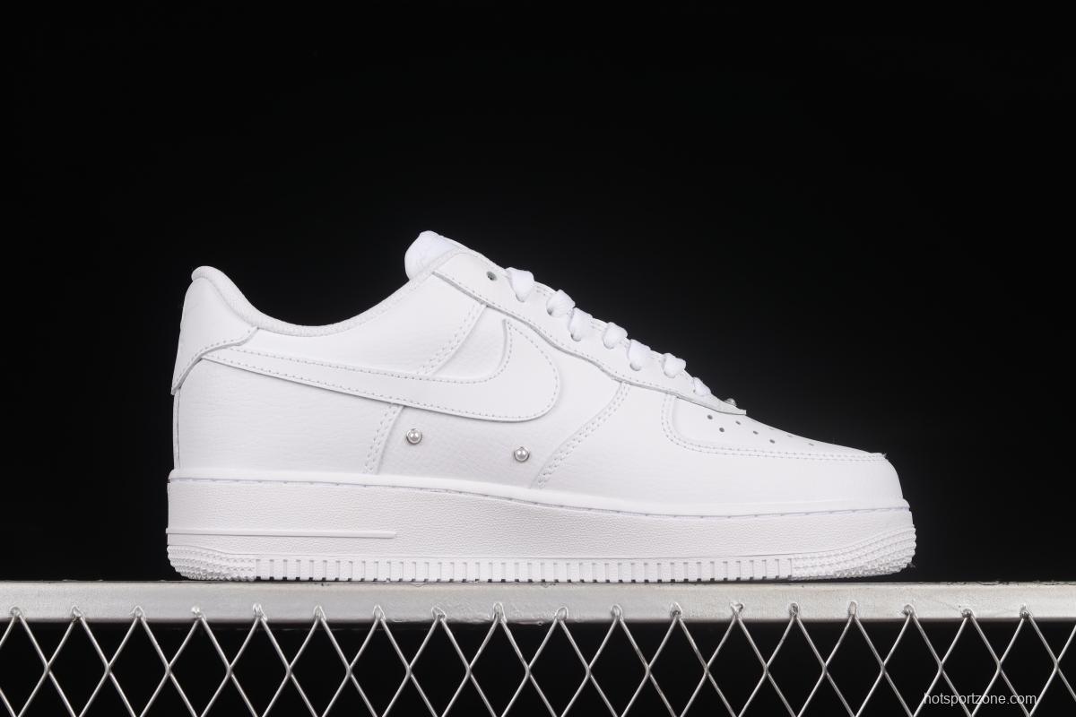 NIKE Air Force 1'07 Low Pearl White Low Casual Sneakers DQ0231-100