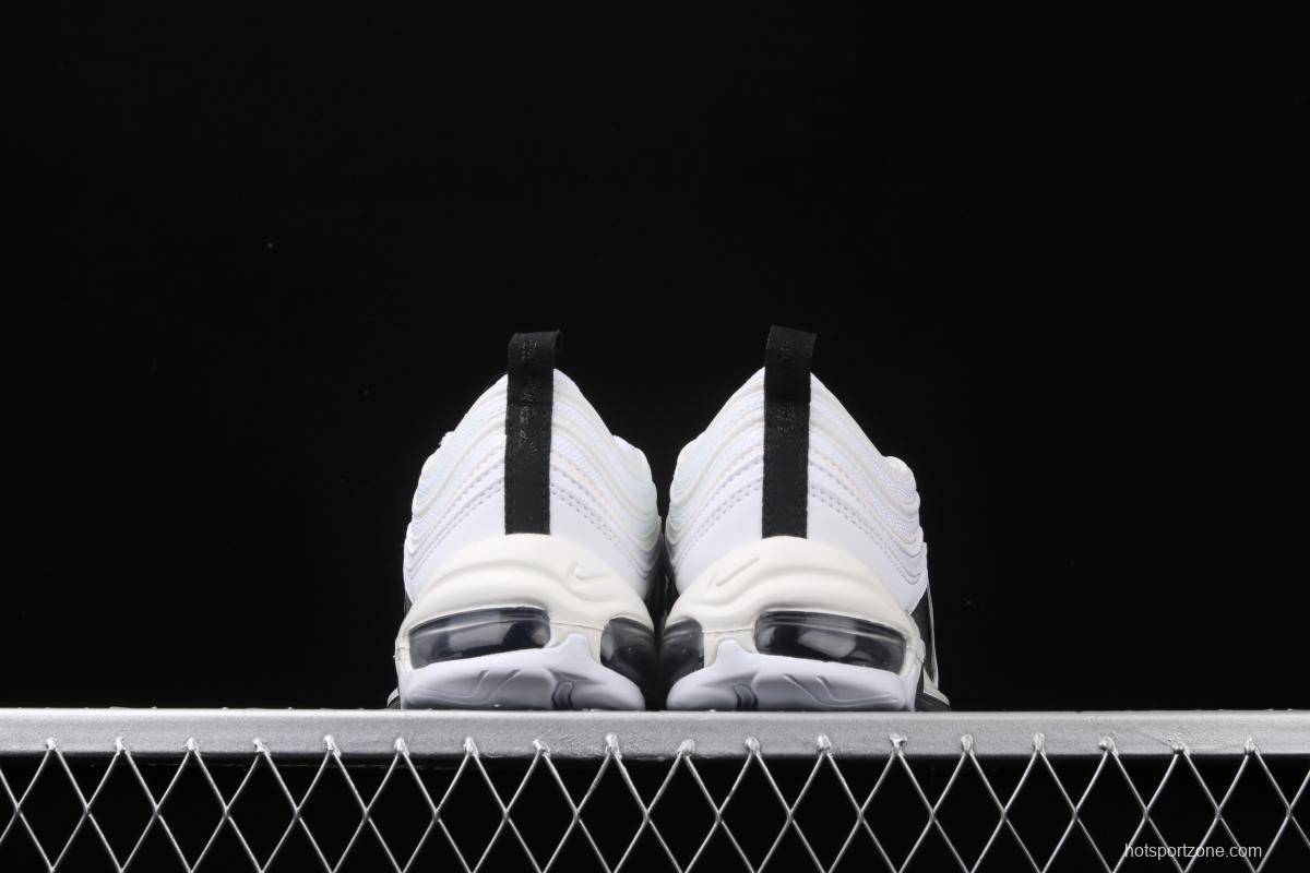 NIKE Air Max 97 Ultra'17 White Black White Rice Black 3M reflection retro leisure sports air cushion jogging shoes 921733-103