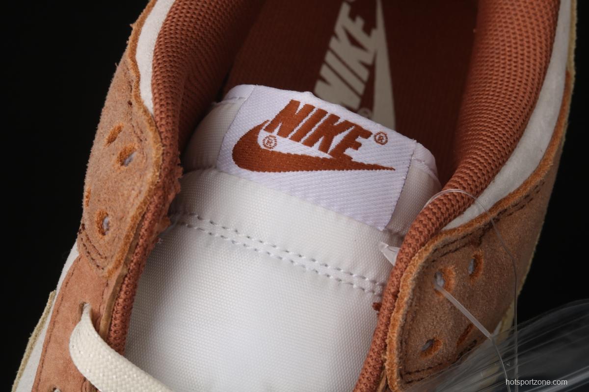 NIKE SB DUNK Low Prm milk brown SB buckle rebound fashion casual board shoes DD1390-100