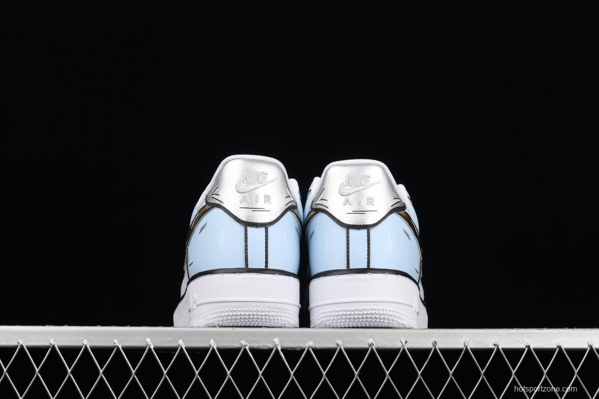 NIKE Air Force 11607 Low two-dimensional theme ice and snow strange color matching low-top casual board shoes CW2288-212