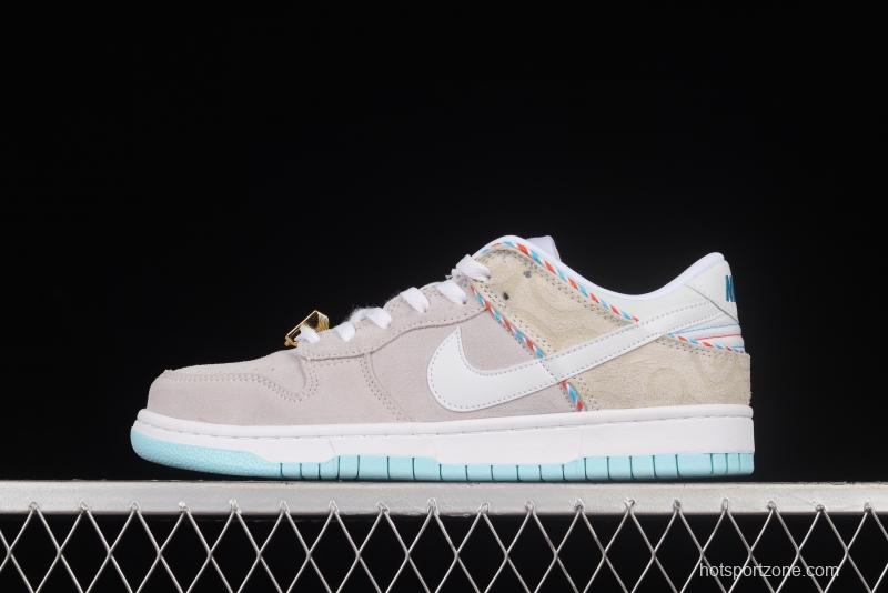 NIKE DUNK Low Retro SE Tony Grey SB Low Top Sports Casual Sneakers DH7614-500