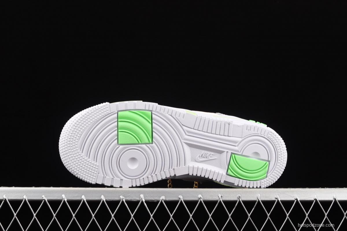 NIKE Air Force 1 Pixel deconstructs Leisure Board shoes DD2330-511L