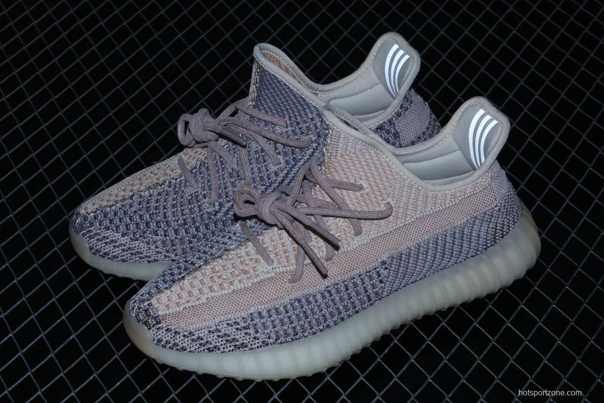 Adidas Yeezy 350 Boost V2 Ash Pear GY7658 Darth Coconut 350 second Generation hollowed-out Grey Pearl Color BASF Boost original