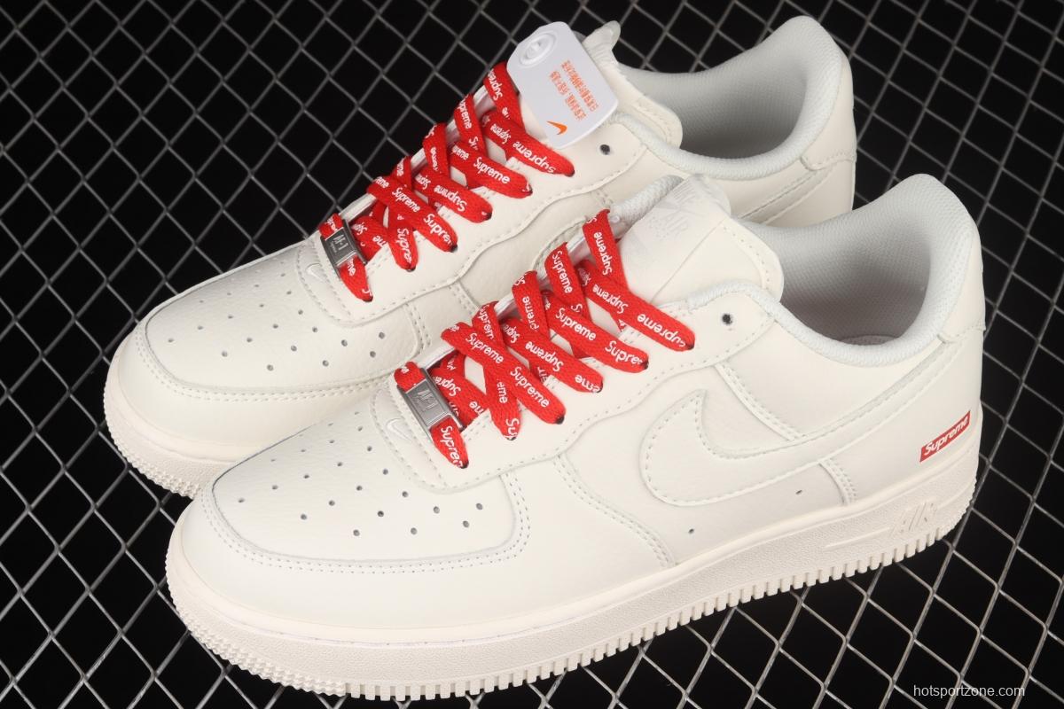 Supreme x NIKE Air Force 1y07 Air Force Joint style low-top Sports Leisure Board shoes CU9225-126