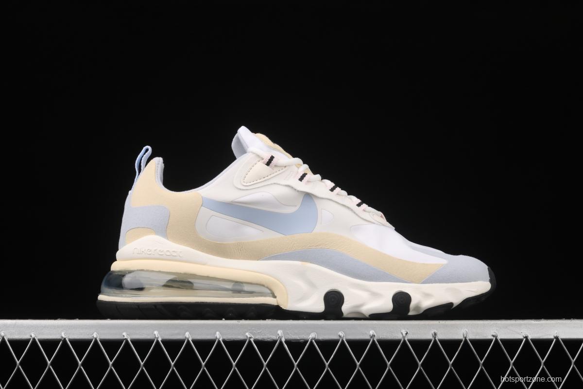 NIKE Air Max 270React new high-frequency mesh function half-palm air cushion cushioning running cloth shoes CT1287-100