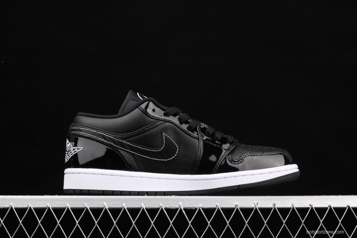 Air Jordan 1 Low ASW low-top all-Star patent leather black low-top basketball shoes DD1650-001