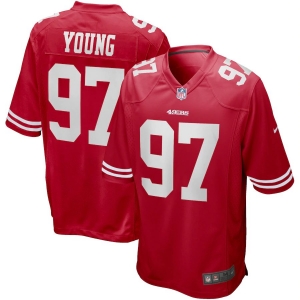 Men's Bryant Young Scarlet Retired Player Limited Team Jersey
