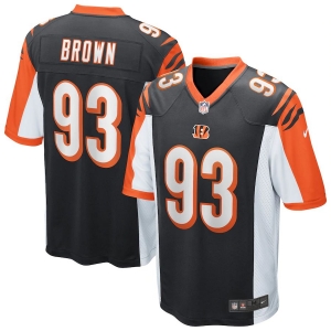 Men's Andrew Brown Black Player Limited Team Jersey