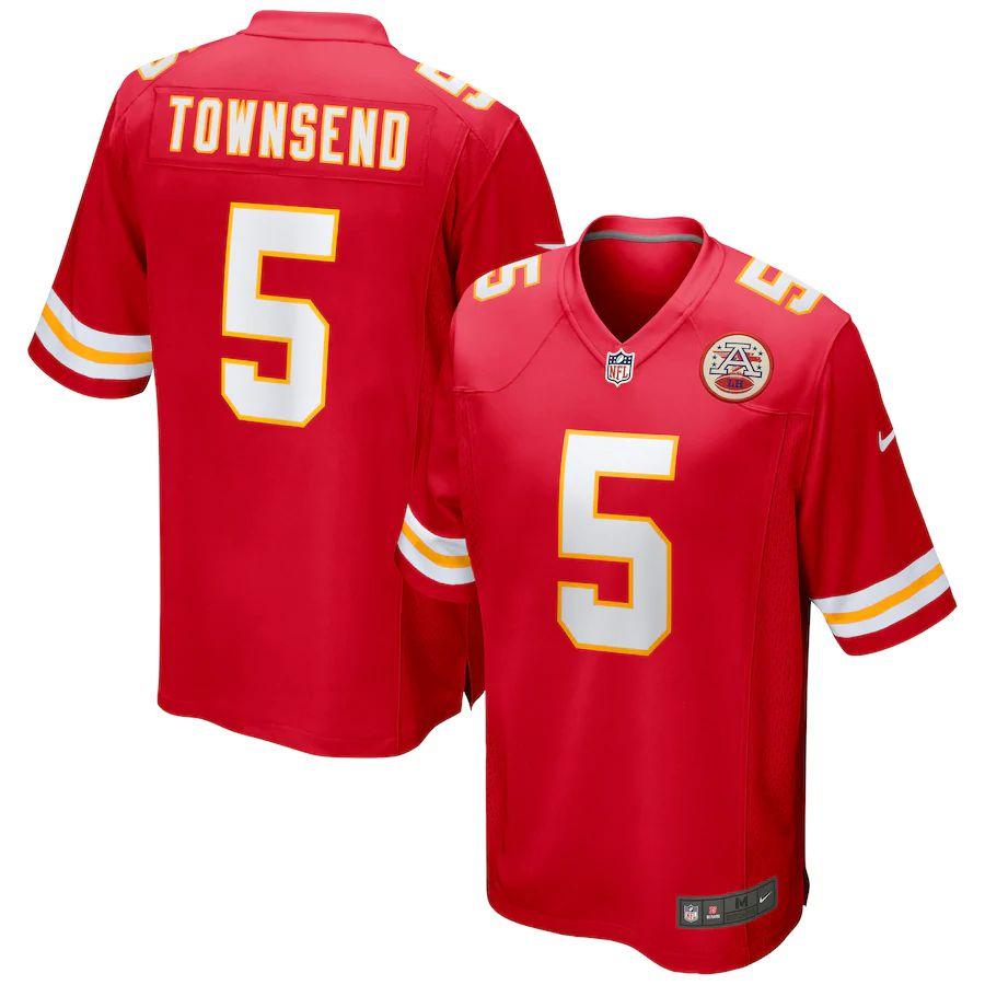 Men's Tommy Townsend Red Player Limited Team Jersey