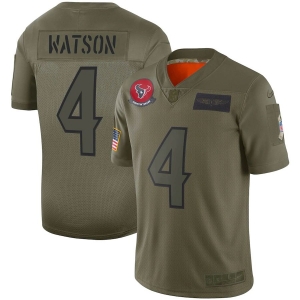Youth Deshaun Watson Olive 2019 Salute to Service Player Limited Team Jersey