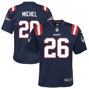 Youth Sony Michel Navy Player Limited Team Jersey