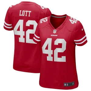 Women's Ronnie Lott Scarlet Retired Player Limited Team Jersey