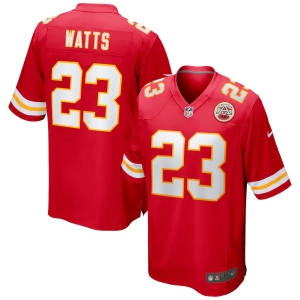 Men's Armani Watts Red Player Limited Team Jersey