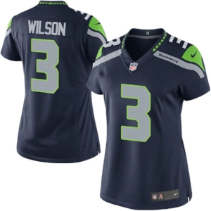 Women's Russell Wilson College Navy Player Limited Team Jersey
