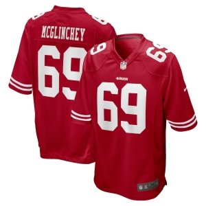 Men's Mike McGlinchey Scarlet Player Limited Team Jersey