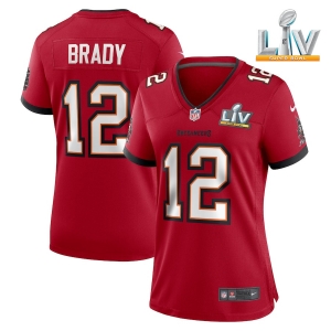 Women's Tom Brady Red Super Bowl LV Bound Player Limited Team Jersey