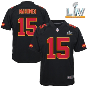 Youth Patrick Mahomes Black Super Bowl LV Bound Fashion Player Limited Team Jersey