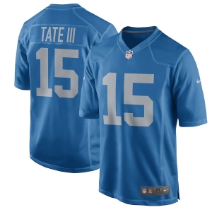 Men's Golden Tate Blue Throwback Player Limited Team Jersey