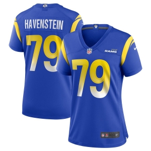 Women's Rob Havenstein Royal Player Limited Team Jersey