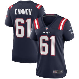 Women's Marcus Cannon Navy Player Limited Team Jersey