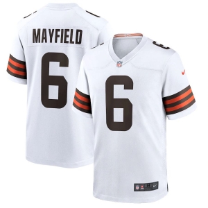 Men's Baker Mayfield White Player Limited Team Jersey