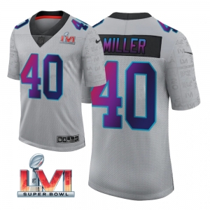 Youth Von Miller Super Bowl LVI Gray Limited Jersey