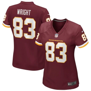 Women's Isaiah Wright Burgundy Player Limited Team Jersey