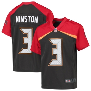Youth Jameis Winston Pewter Inverted Player Limited Team Jersey