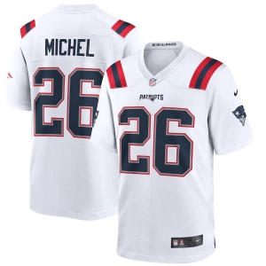 Men's Sony Michel White Player Limited Team Jersey