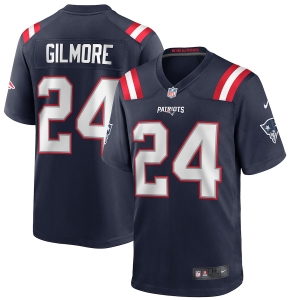 Men's Stephon Gilmore Navy Player Limited Team Jersey