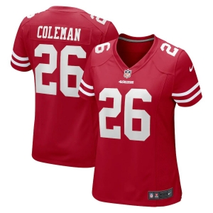 Women's Tevin Coleman Scarlet Player Limited Team Jersey