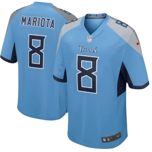 Men's Marcus Mariota Light Blue Player Limited Team Jersey