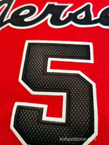 Men's Jason Kidd Red Retro Classic Team Jersey