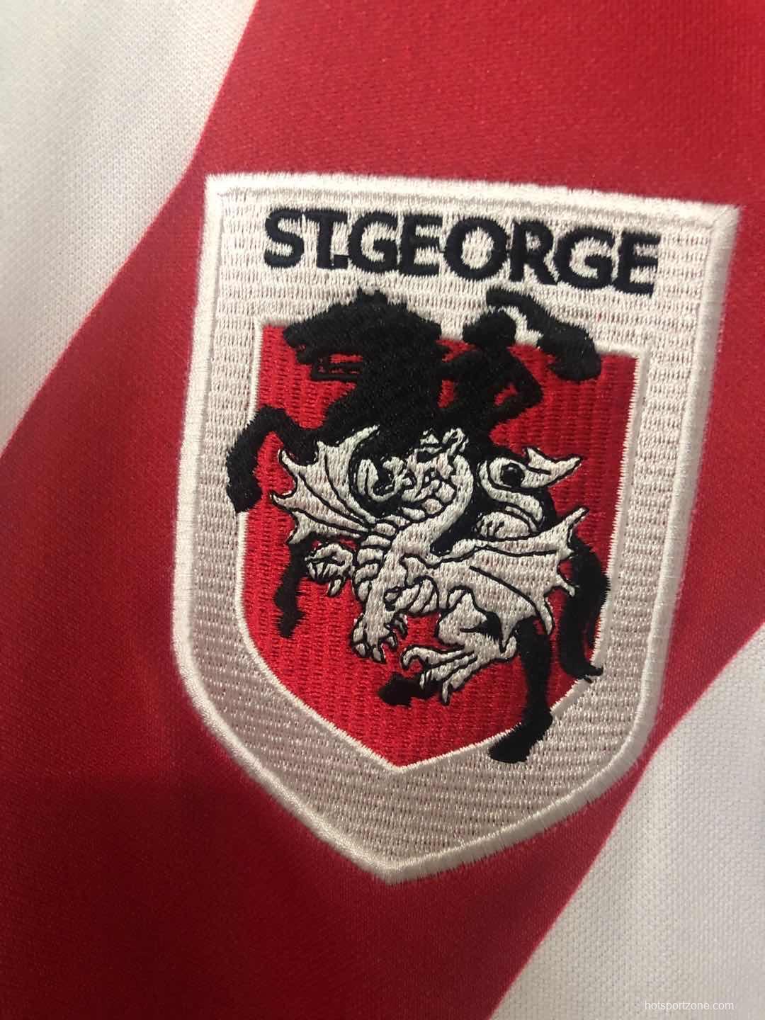 St George Dragons 1979 Retro Rugby League Jersey