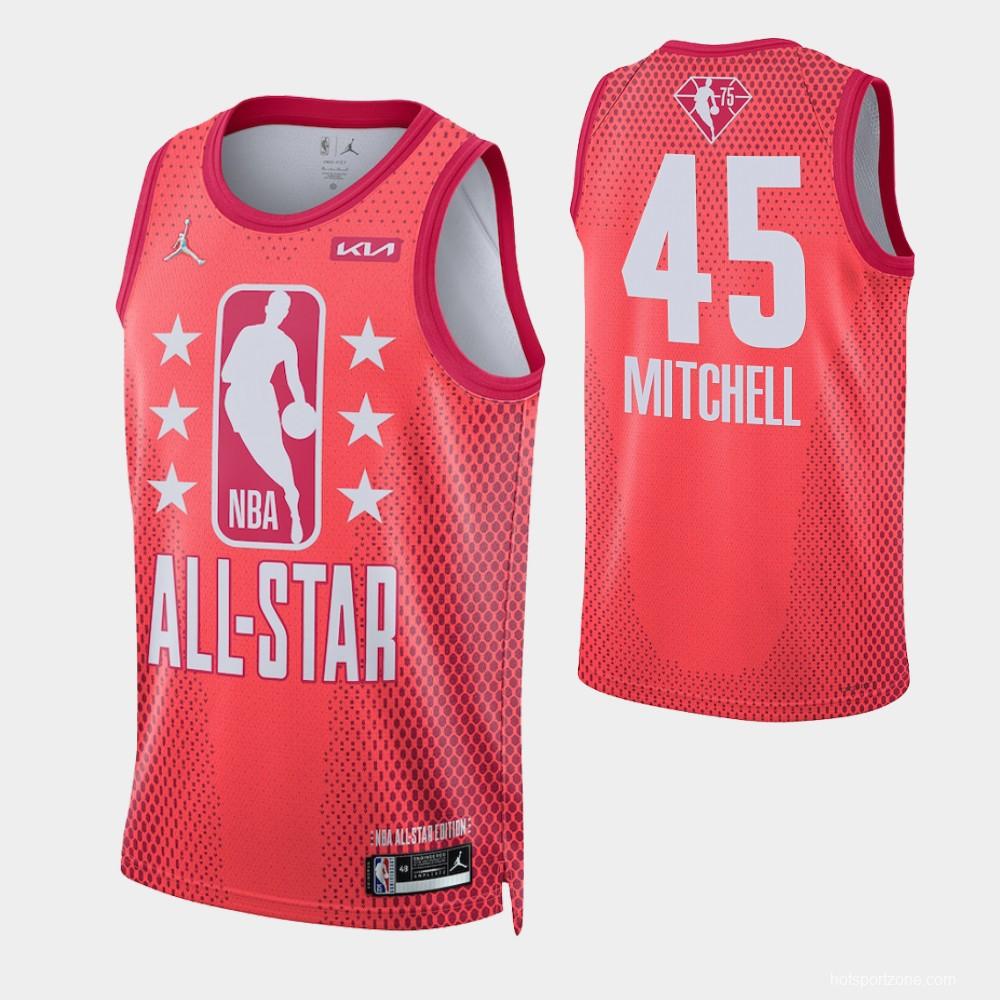 Adult 2022 All-Star Donovan Mitchell Maroon Jersey