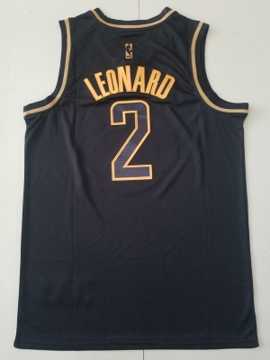 Kawhi Leonard 2 Black Golden Edition Jersey
