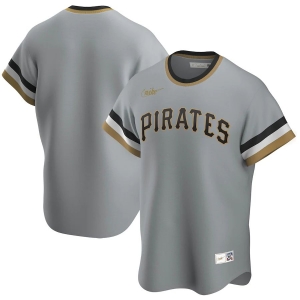 Men's Gray Road Cooperstown Collection Team Jersey