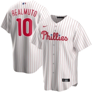 Men's JT Realmuto White Home 2020 Player Team Jersey