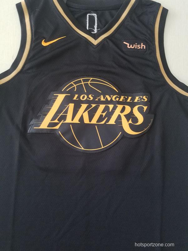 LeBron James 23 Black Golden Edition Jersey