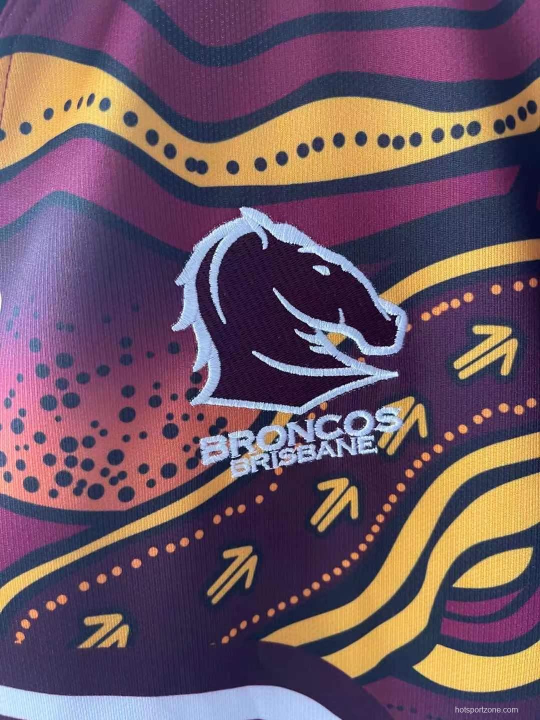 Brisbane Broncos 2021 Men's Indigenous Rugby Jersey